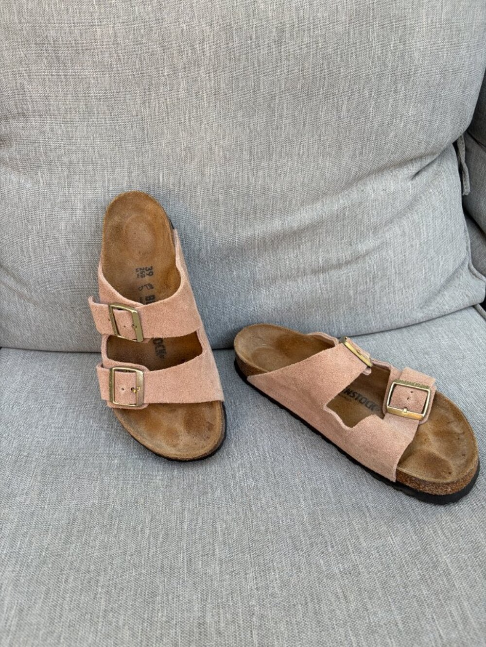 Womens Birkenstock Arizona Slide Sandal - Light Rose. Women's Size 39 - Picture 4 of 14